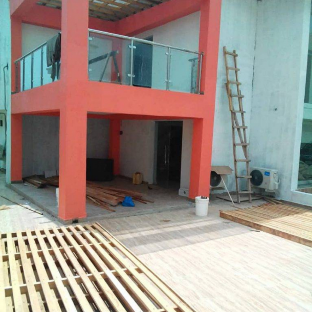 3Dalux paint applied on a Duplex painting at Ajah, Lagos (1)