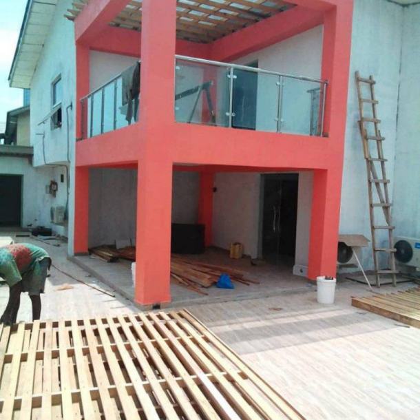 3Dalux paint applied on a Duplex painting at Ajah, Lagos (2)