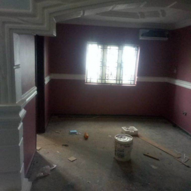 3Dalux paint dual color, interior design of Duplex sitting room at Akute (2)