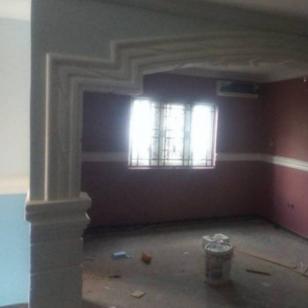 3Dalux paint dual color, interior design of Duplex sitting room at Akute (3)