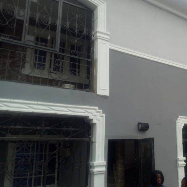 Exterior look of the newly painted duplex at Akute, painted with 3dalux paint 3