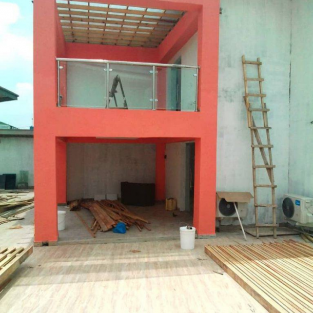 Exterior look of the office painted at Ajah using 3Dalux paint