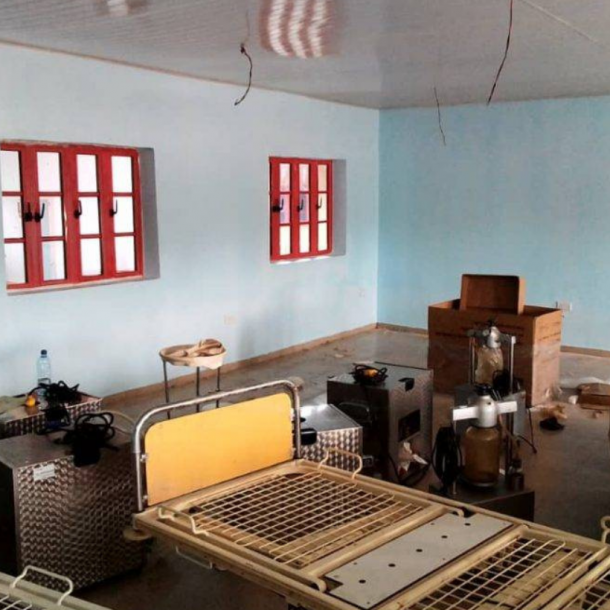 Karis hospital Osogbo, painting, ward room