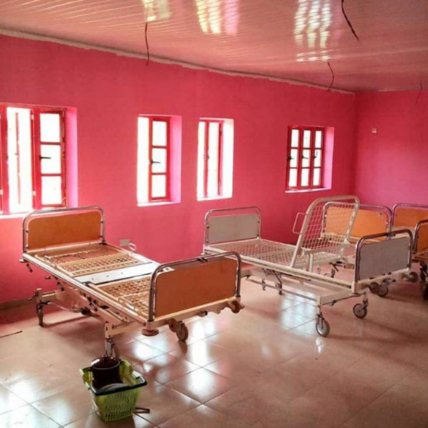 Karis hospital, Osogbo, painting ward room