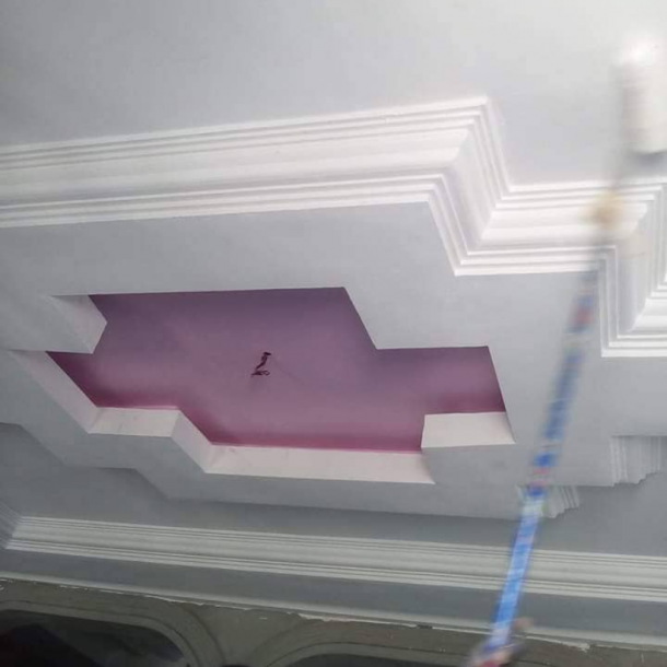 POP Ceiling nicely painted with 3Dalux paints
